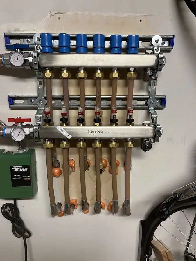 Plumber performing Leak Detection at a residential property in Verona